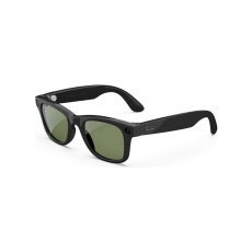 Meta RAY-BAN Wayfarer Gen2 (Standardní) chytré lesklé brýle (tmavá zelená skla G15) černé