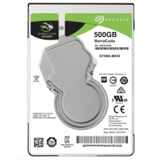 SEAGATE HDD BARRACUDA 2.5" 500GB, SATAIII/600 5400RPM, 128MB cache, 7mm