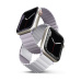 UNIQ Revix oboustranný řemínek pro Apple Watch 41/40/38mm Lilac (fialový/bílý)