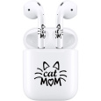 RockMax skin Art dekorativní nálepka pro AirPods 1/2 Gen.+nabíjecí pouzdro Cat Mom