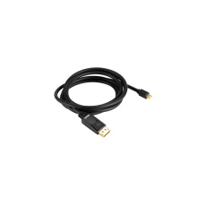 Akasa kabel Mini DisplayPort - DisplayPort, M/M, 8K@60Hz, 2m, černá