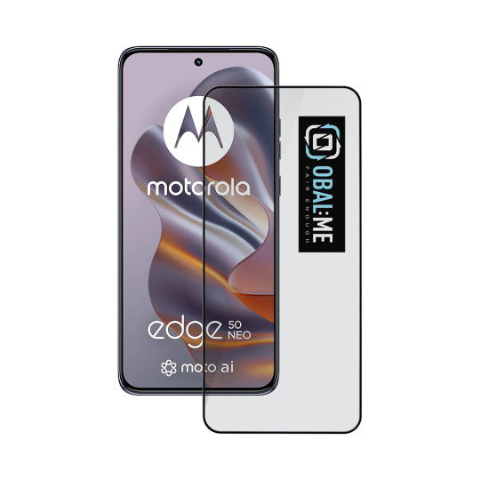 OBAL:ME 5D tvrzené sklo Motorola Edge 50 Neo černé