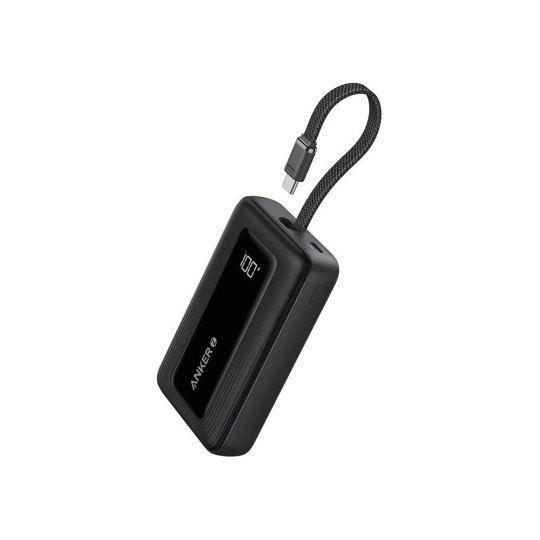 Anker powerbanka Zolo 10000mAh, 30W s kabelem USB-C černá