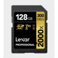 Lexar SDXC Pro 2000X UHS-II U3 R300/W260 (V90) 128GB