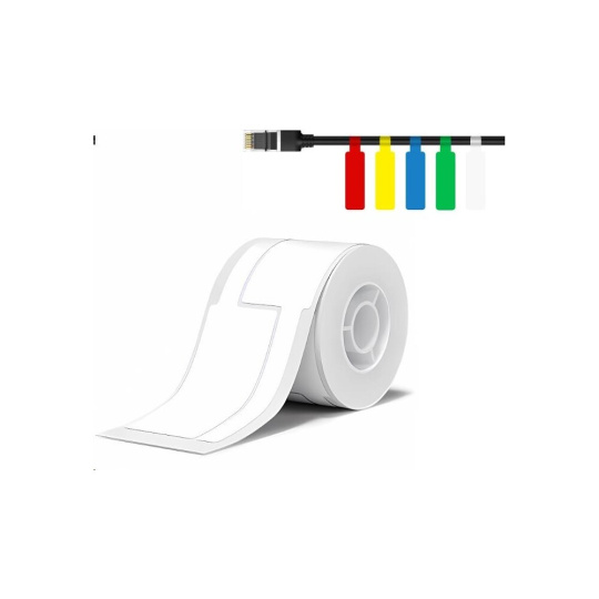 Niimbot štítky na kabely T 25x76mm 200ks pro B21, B21S, B3, B1S bílé