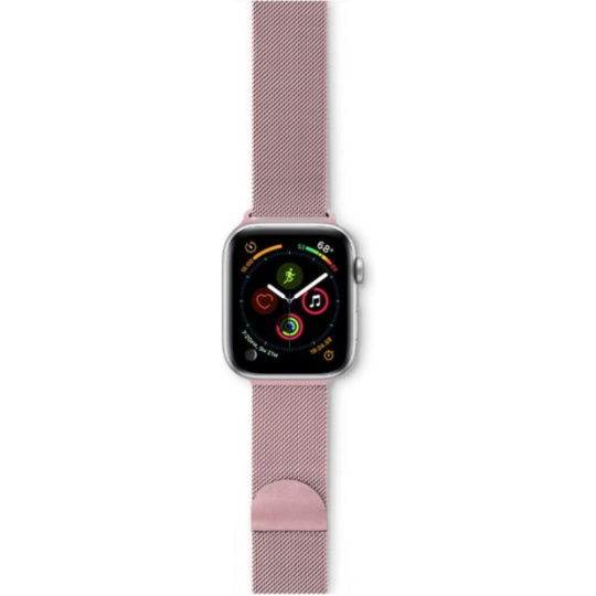 EPICO Řemínek MILANESE Apple Watch 42/44/45 mm rose gold