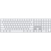 Apple Magic Keyboard s číselnou klávesnicí stříbrná - česká