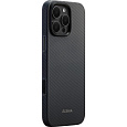 Pitaka Summa Case MagSafe kryt iPhone 16 Pro Black/Grey
