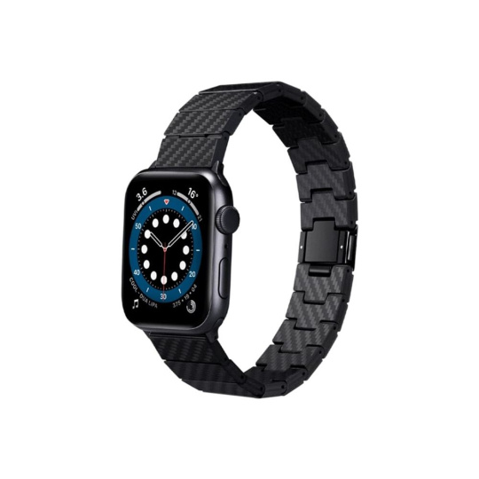 Pitaka Carbon Fiber řemínek Apple Watch 49/45/44/42 mm černý