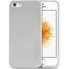 POUZDRO MERCURY iJELLY METAL iPhone 5 / 5s / SE stříbrné