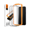 Spigen Glass tR AlignMaster 2 Pack tvrzené sklo iPhone 15 Pro Max černé