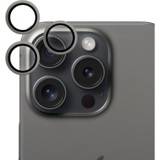 iWant ochrana čoček na kameru iPhone 15 Pro/15 Pro Max černá