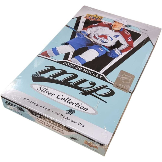 Hokejové karty 2025-26 Upper Deck MVP Silver Collection Hockey Hobby Box (CDD Exclusive)