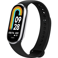 FIXED silikonový řemínek pro Xiaomi Smart Band 10/9/8 černý