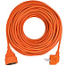 Solight prodlužovací přívod - spojka, 1 zásuvka, 30 m, 3 x 1,5mm2, oranžová
