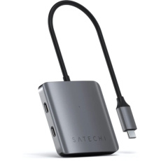 Satechi 4-PORT USB-C Hub (4xUSB-C up to 5 Gbps) - vesmírně šedý