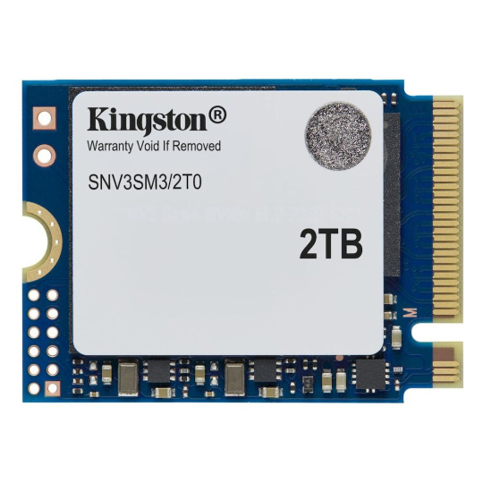 Kingston SSD NV3 2TB NVMe PCIe M.2 2230 (6000/5000MB/s) Kingston SSD NV3 2TB NVMe PCIe M.2 2230 (6000/5000MB/s)