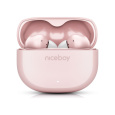 Niceboy Pins 4 bezdrátová sluchátka růžová