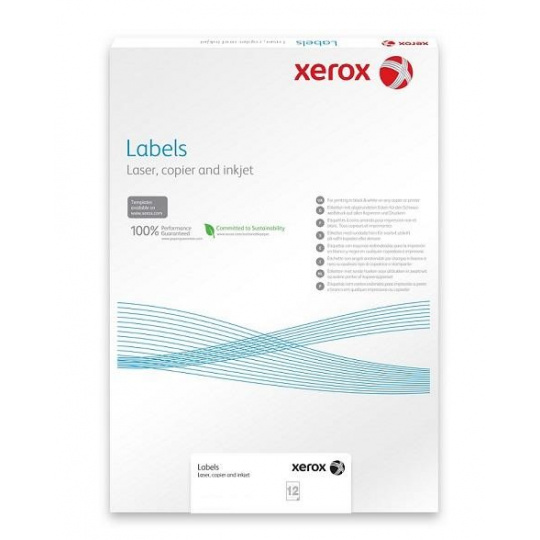 Xerox PNT Label - Matt White PaperBack SRA3 (236g/50 listů, SRA3) - odolná plastová samolepka