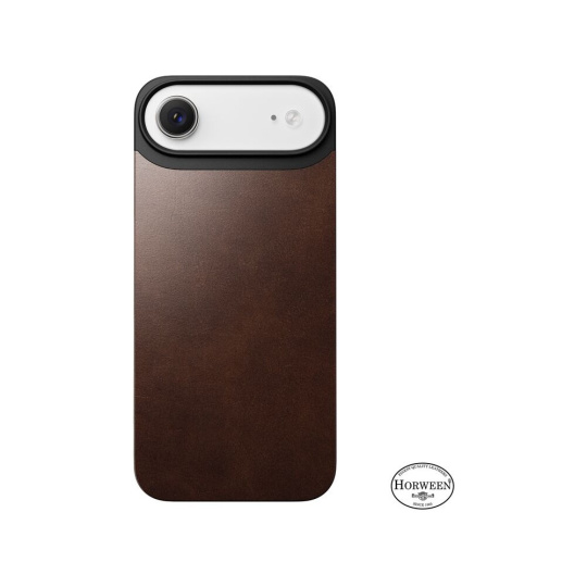 Nomad Magnetic Leather Back (Horween) Magsafe kožený kryt iPhone Air Rustic Brown Nomad Magnetic Leather Back (Horween) Magsafe kožený kryt iPhone Air Rustic Brown