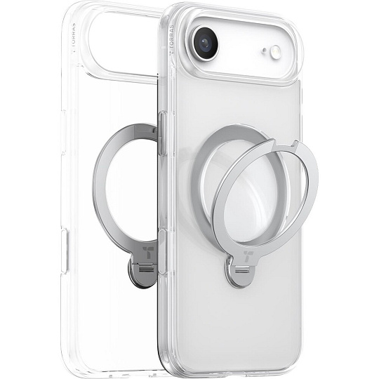 Torras Ostand Q3 Spin MagSafe kryt iPhone Air clear
