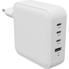 Hyper® HyperJuice® 100W USB-C GaN nabíjecí adaptér (3xUSB-C + 1xUSB-A) bílý