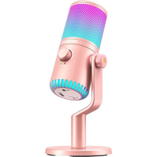 Maono DM30RGB mikrofon růžová