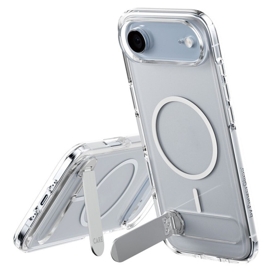 PanzerGlass® CARE Kickstand kryt s MagSafe Apple iPhone Air stříbrný/bílý