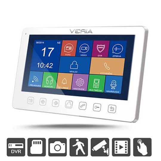 Veria LCD monitor videotelefonu  7076B bílý