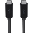 Belkin USB-C/USB-C 3.1 (4K) datový a nabíjecí kabel, 100W, 2m, černý