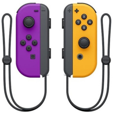 Nintendo Joy-Con Pair neonově fialový/neonově oranžový