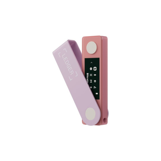 Ledger Nano X krypto peněženka (iOS/Android/Windows/MacOS/Ubuntu) pastelově růžová Ledger Nano X krypto peněženka (iOS/Android/Windows/MacOS/Ubuntu) pastelově růžová