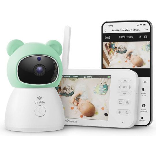 TrueLife NannyCam R6 dualní dětská chůvička