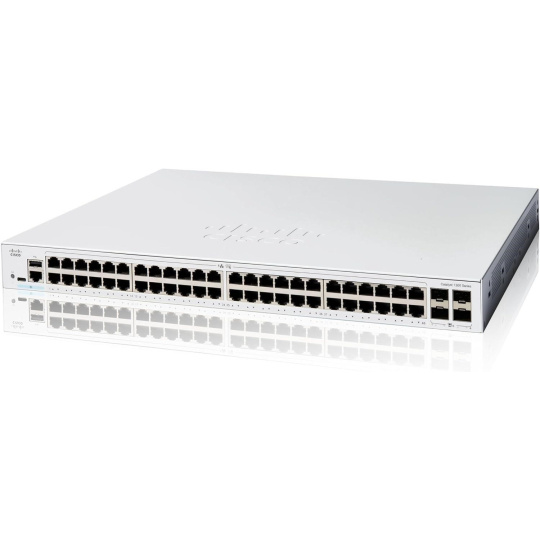 Cisco Catalyst switch C1300-48T-4X (24xGbE,4xSFP+,fanless)