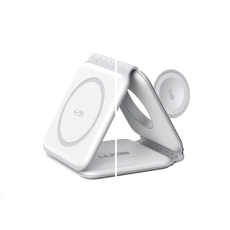 WG - Bezdrátová nabíječka WGMaxFlex 3in1 / Skládací / 15W+5W+2.5W / WG 42 / white WG - Bezdrátová nabíječka WGMaxFlex 3in1 / Skládací / 15W+5W+2.5W / WG 42 / white