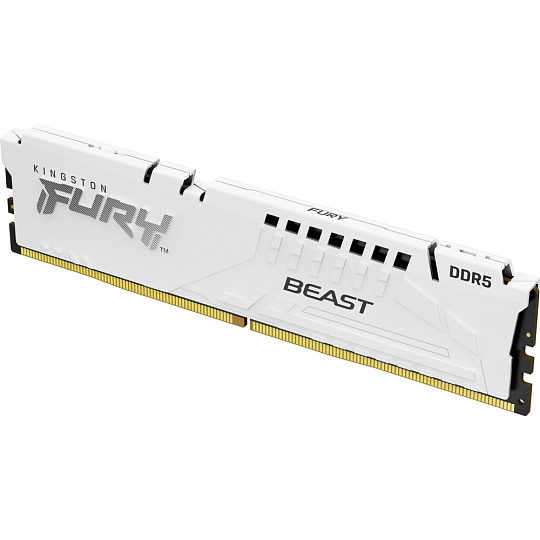 Kingston FURY Beast White DDR5 16GB 5600MT/s CL40 DIMM (1x16GB) XMP