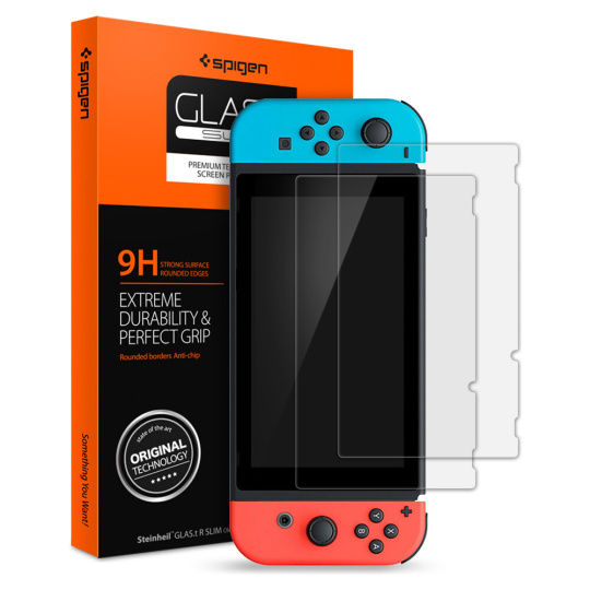 Spigen Glass tR SLIM tvrzené sklo pro Nintendo Switch (2 Pack)