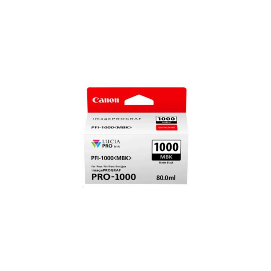 Canon PFI-1000MBK cartridge matně černá