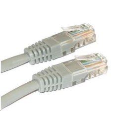 XtendLan patch kabel Cat5E, UTP - 40m, šedý