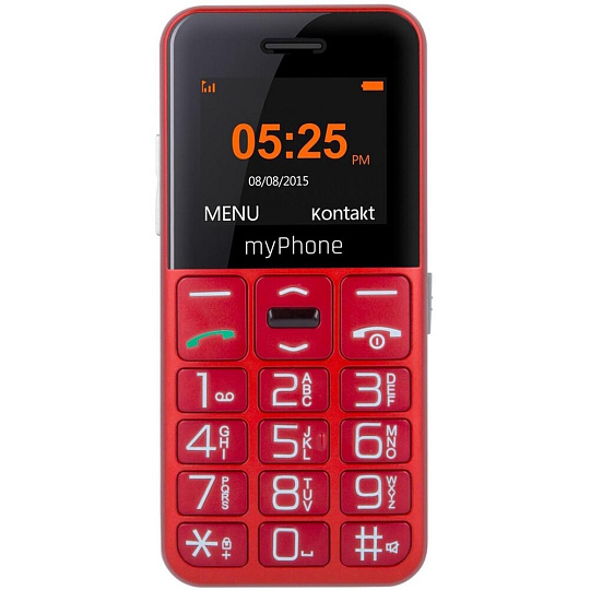 MyPhone Halo Easy červený