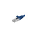 PremiumCord RJ45/RJ45 Cat6a S-FTP patch kabel 1,5m modrý