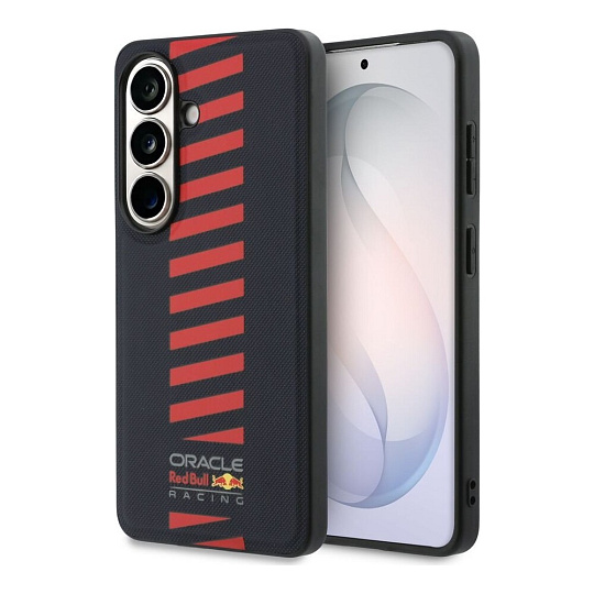Oracle Red Bull Racing PU Leather Meshed Powerbar Magnetic kryt Samsung Galaxy S26 modrý