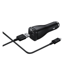 Samsung CL autonabíječka pro rychlé nabíjení s microUSB 2A kabelem černá