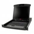 APC 17" Rack LCD Console with Integrated 16 Port Analog KVM Switch