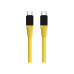 Tactical Fat Man kabel USB-C/USB-C (1m) žlutý