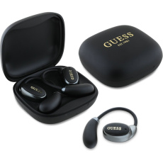 Guess Satin Classic Logo OWS bezdrátová sluchátka černá
