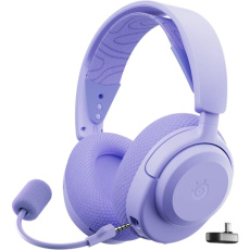 SteelSeries Arctis Nova 3P bezdrátová herní sluchátka fialová