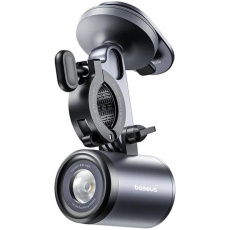 Baseus PrimeTrip 2v1 držák na kolo s LED světlem šedý