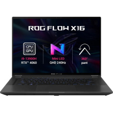 ASUS NTB ROG Flow X16 (GV601VV-NL062X), i9-13900H, 16" 2560 x 1600, 32GB, 1TB SSD, NVIDIA RTX 4060, W11 Pro, Black