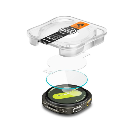 Spigen Glass tR EZ Fit 2 Pack sklo Galaxy Watch8 (40mm) čiré (2 ks)